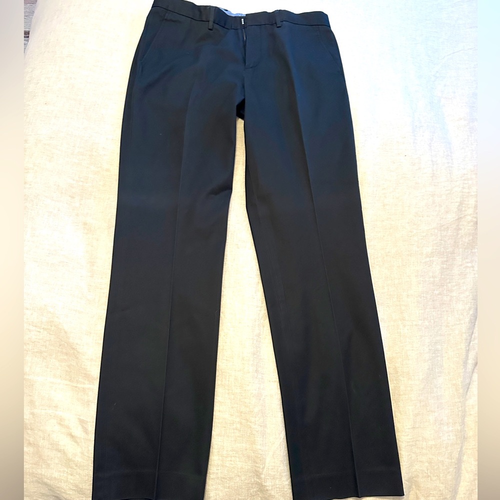 Men’s JCrew Urban Slim Fit 34w c 34 L Black Chinos $50
